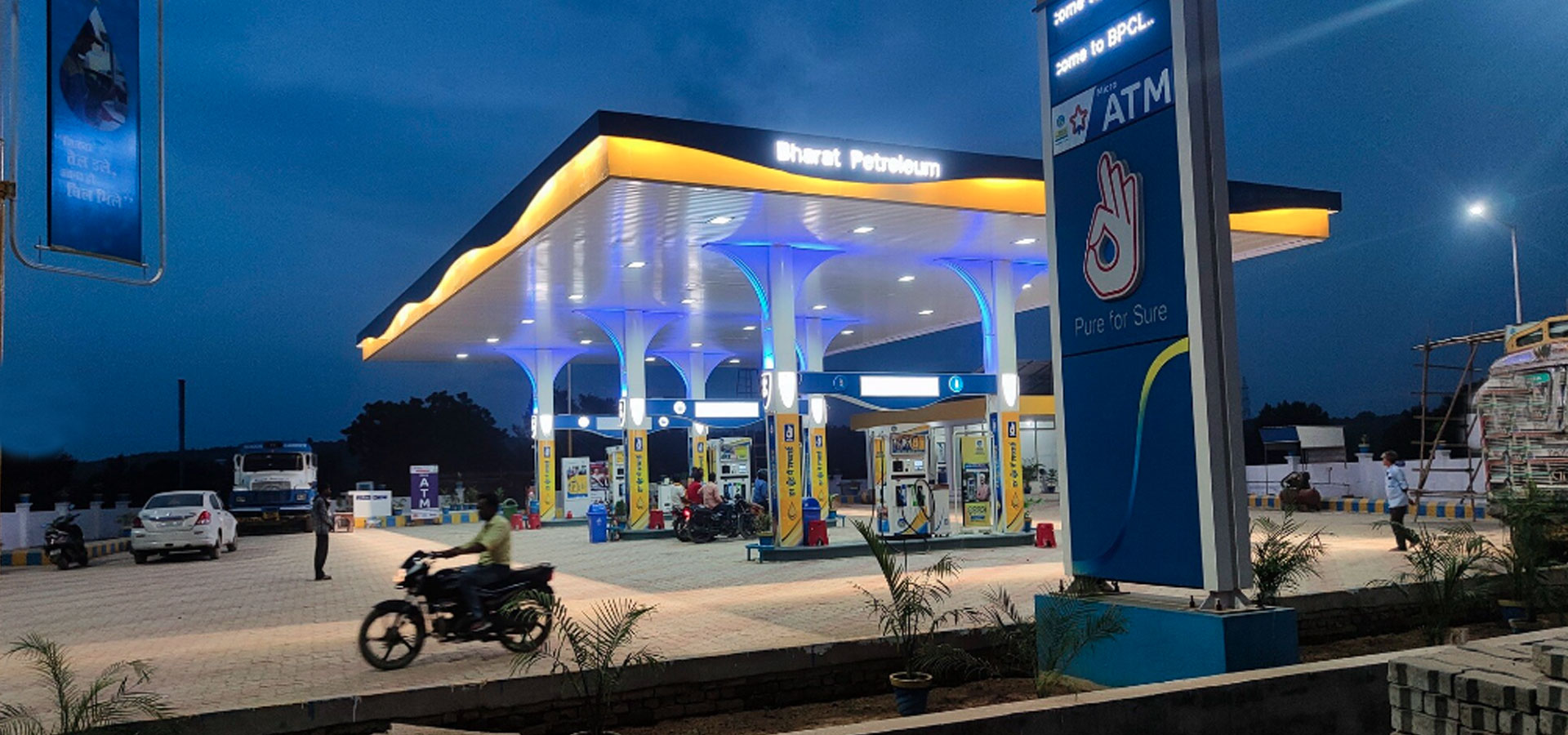 Bharat Petroleum Led Sign Board