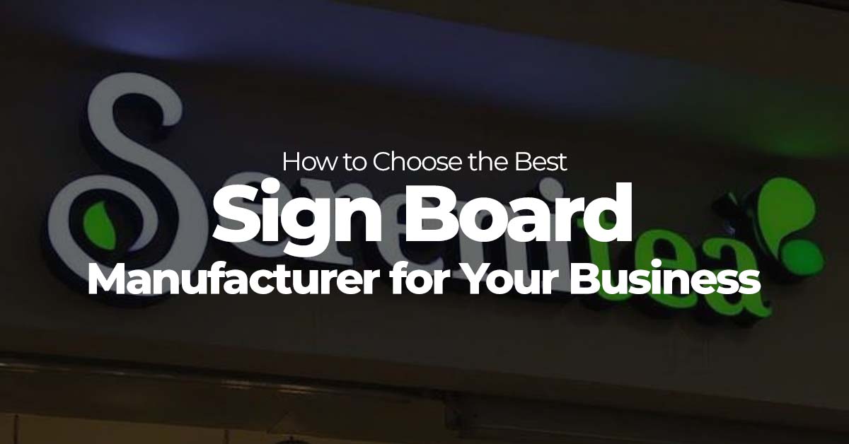 Sign Board Manufacturer