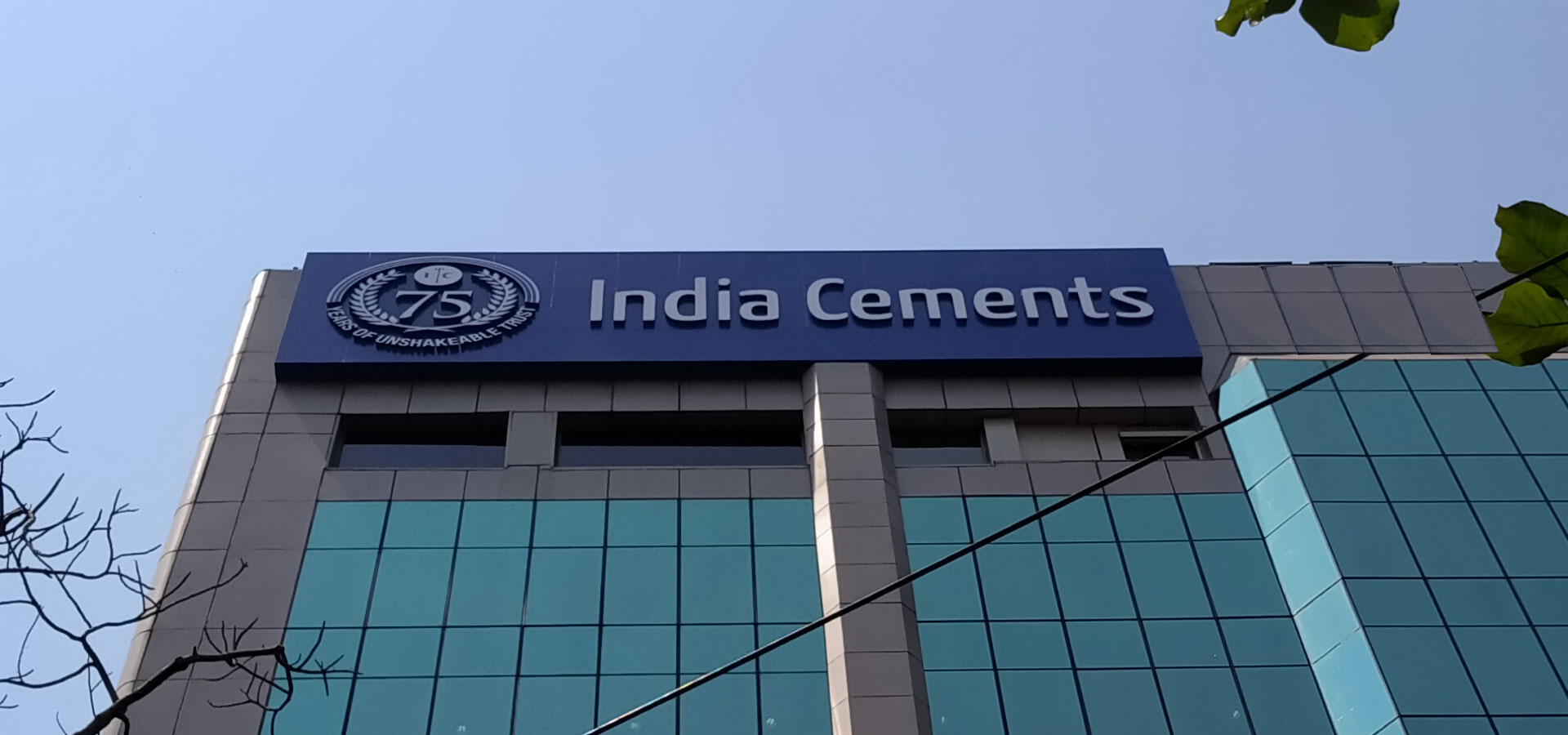 India-Cements - Display Board