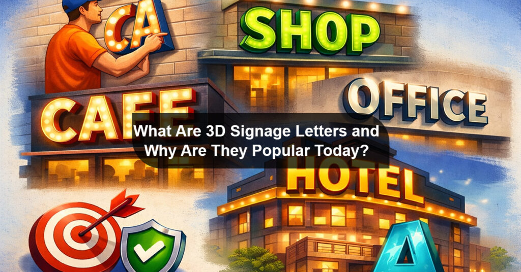 What Are 3D Signage Letters and Why Are They Popular Today?