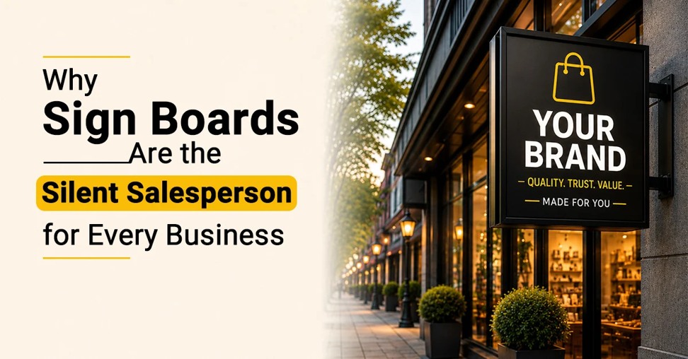 Why Sign Boards Are the Silent Salesperson for Every Business