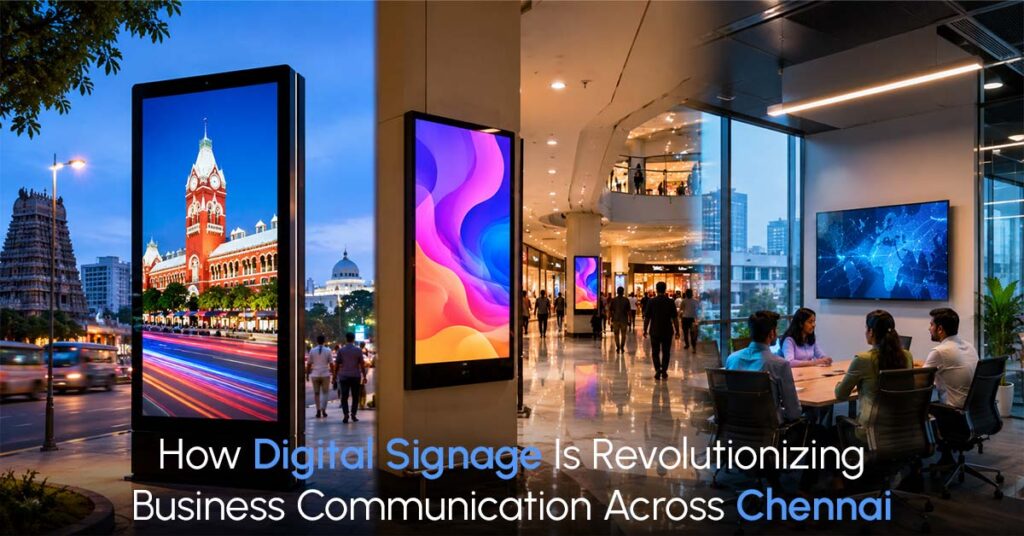 How Digital Signage Is Revolutionizing Business Communication Across Chennai
