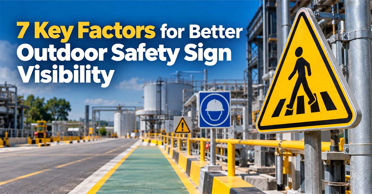 7 Key Factors for Better Outdoor Safety Sign Visibility