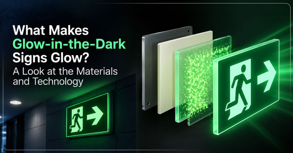 What Makes Glow-in-the-Dark Signs Glow? A Look at the Materials and Technology